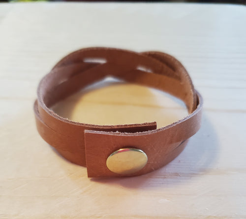 Veg-Tanned Mystery Braid Bracelets